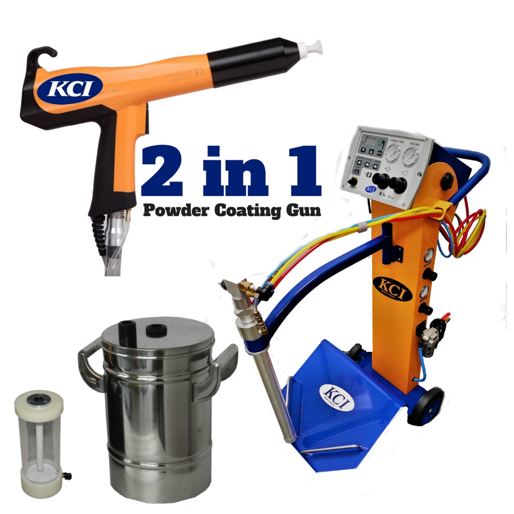 KCI 2 in 1 Powder Coating Gun Model K1-R6 - POWDER COAT PRO (855-445-9660)