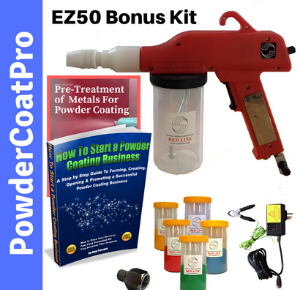 Red Line EZ50 Powder Coating Gun - POWDER COAT PRO (855-445-9660)